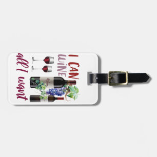 Étiquette À Bagage amateur de vin, éditable