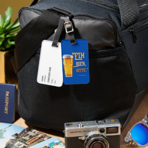 Étiquette À Bagage amateurs de bière éditable