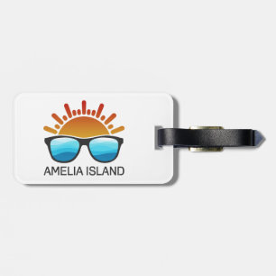 Étiquette À Bagage Amelia Island Florida Lunettes de soleil