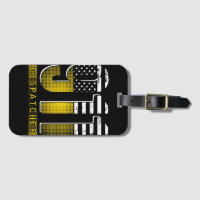 American Flag 911 Dispatcher Gold USA