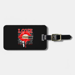 Étiquette À Bagage amour dans le monde entier streetwear lièvres mode