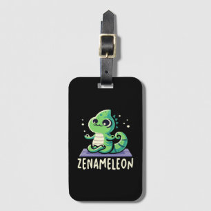 Étiquette À Bagage Amoureux du caméléon