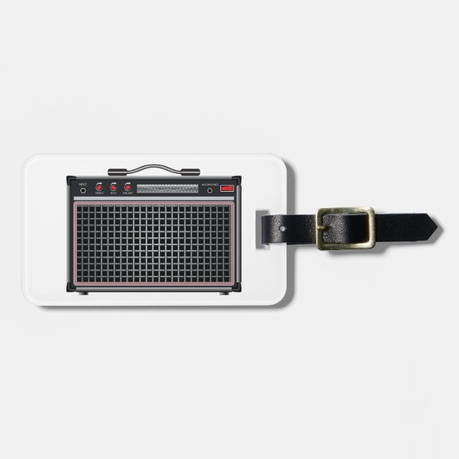Étiquette À Bagage Amplificateur de guitare électrique (Devant horizontal)