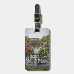 Étiquette À Bagage Amsterdam - Bicyclette - Balise Bagage