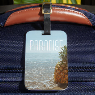 Étiquette À Bagage Ananas