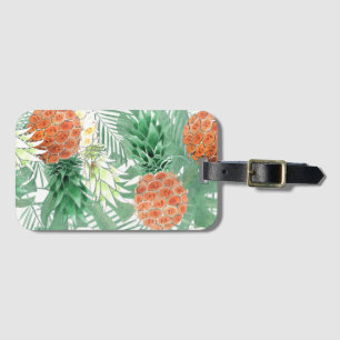 Étiquette À Bagage Ananas, couple sucré, fruits