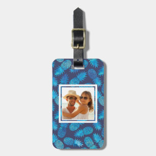 Étiquette À Bagage Ananas photo Blue Tie Tee