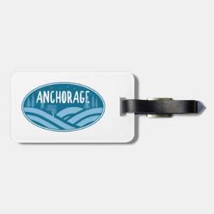 Étiquette À Bagage Anchorage Alaska extérieur