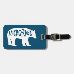 Étiquette À Bagage Ancrage Ours de l'Alaska