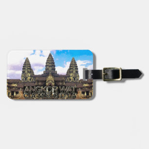 Étiquette À Bagage Angkor Wat
