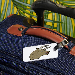 Étiquette À Bagage Angry Bull