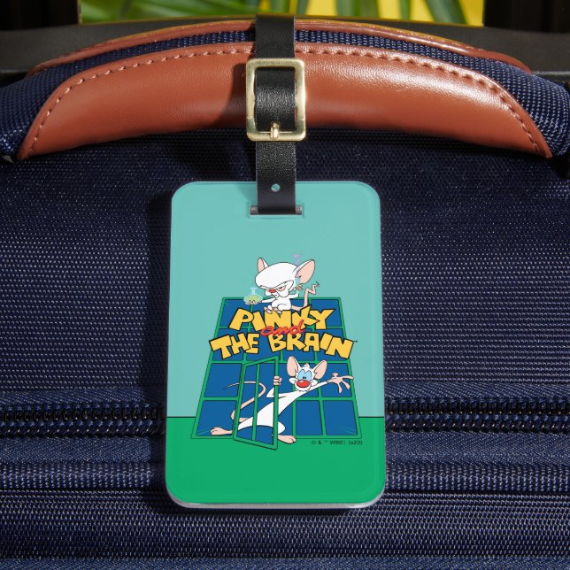 Étiquette À Bagage Animaniacs | Pinky et le graphique de la cage céré (Insitu Rectoal 2)