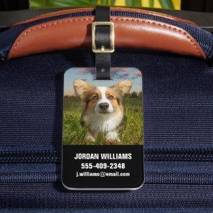 Étiquette À Bagage Animaux de bébés cutest Corgi dans le nuage