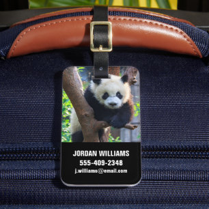 Étiquette À Bagage Animaux de bébés cutest   Géant Panda Cub