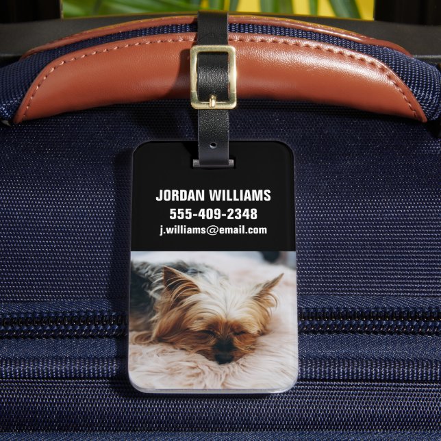 Étiquette À Bagage Animaux de bébés cutest | Yorkshire Terrier (Insitu Rectoal 2)