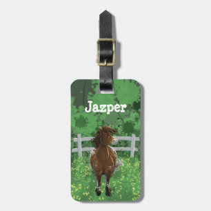 Étiquette À Bagage Appaloosa Pony
