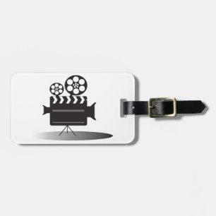 Étiquette À Bagage Appareil-photo de cinématographie