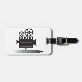 Étiquette À Bagage Appareil-photo de cinématographie