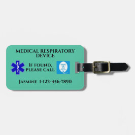 Étiquette À Bagage Appareil respiratoire Médicale CPAP Machine Carry-