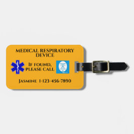 Étiquette À Bagage Appareil respiratoire Médicale CPAP Machine Carry-