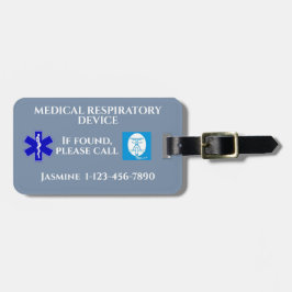 Étiquette À Bagage Appareil respiratoire Médicale CPAP Machine Carry-