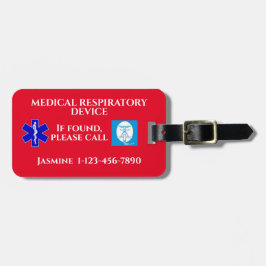 Étiquette À Bagage Appareil respiratoire Médicale CPAP Machine Carry-