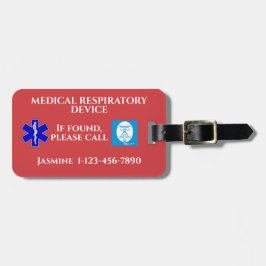 Étiquette À Bagage Appareil respiratoire Médicale CPAP Machine Carry-
