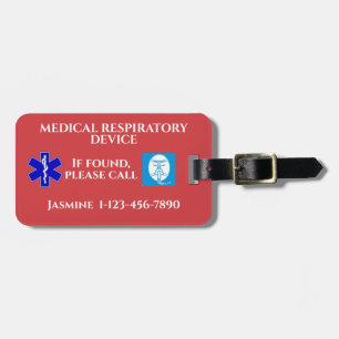 Étiquette À Bagage Appareil respiratoire Médicale CPAP Machine Carry-