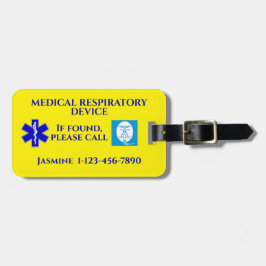 Étiquette À Bagage Appareil respiratoire Médicale CPAP Machine Carry-