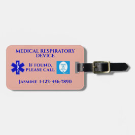 Étiquette À Bagage Appareil respiratoire Médicale CPAP Machine Carry-