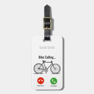 Étiquette À Bagage Appel de vélos..Personnalisé