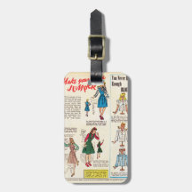 Appelant toutes les filles étiquette de bagage