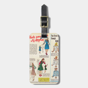 Étiquette À Bagage Appelant toutes les filles étiquette de bagage