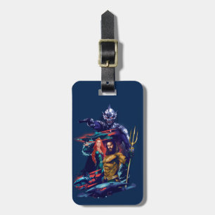 Étiquette À Bagage Aquaman King Orm contre Mera et Aquaman