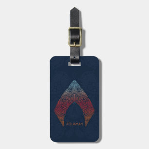 Étiquette À Bagage Aquaman   Paisley Logo Aquaman