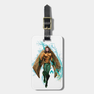 Étiquette À Bagage Aquaman   Prince Orin Avec Logo Aquaman