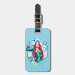 Étiquette À Bagage Aquaman   Xebel Princess Mera Hexagonal Graphic