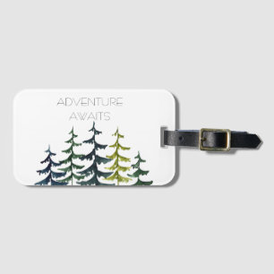 Étiquette À Bagage Arbre à pépins  Aventures attendues    