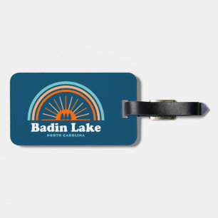 Étiquette À Bagage Arc en arc-en-ciel du lac Badin en Caroline du Nor