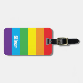 Étiquette À Bagage Arc-en-ciel