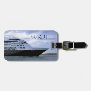 Étiquette À Bagage Arc lisse de bateau de croisière personnalisé