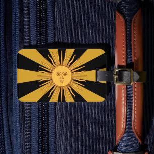 Étiquette À Bagage Argentine Golden Sun, Sol de Mayo / Voyage