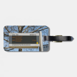 Étiquette À Bagage Arrêt de bus Connexion Berlin