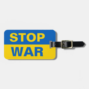 Étiquette À Bagage Arrêtez la guerre Ukraine ukrainienne