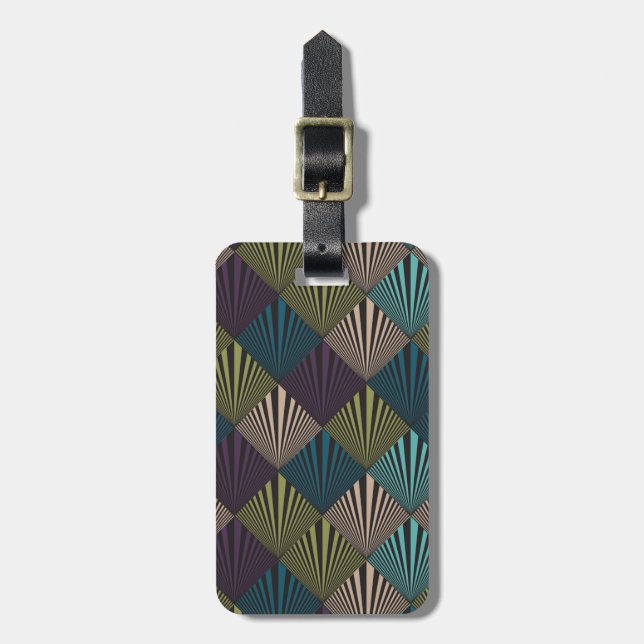 Étiquette À Bagage arrière - plan d'art pop (Devant Vertical)