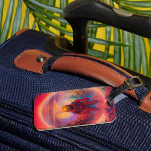 Étiquette À Bagage Art astronaute