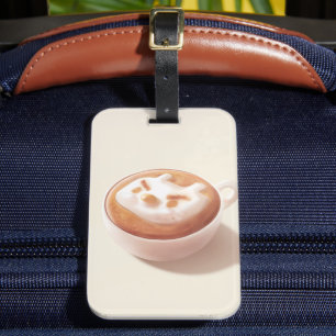 Étiquette À Bagage Art latte