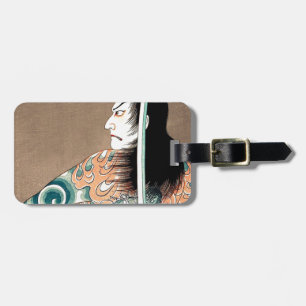 Étiquette À Bagage Art samouraï légendaire japonais classique de