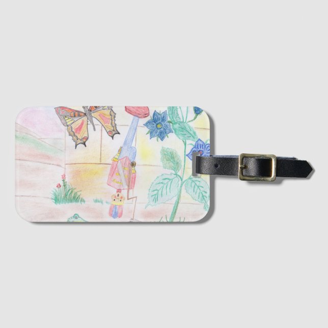 Étiquette À Bagage Artisanat sur mesure pour les enfants, jouet pour  (Devant Horizontal)