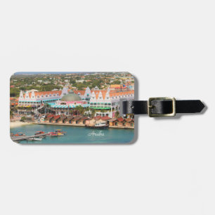 Étiquette À Bagage Aruba, marina, étiquette de bagage